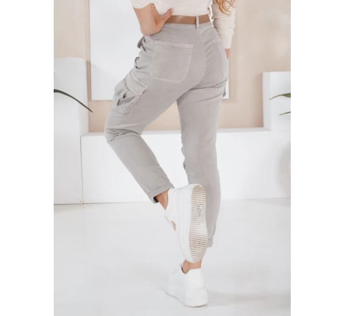 Dámske nohavice CARGOIF sivé FashionStreet UY2711
