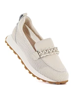 Ploché zateplené topánky Potocki W WOL100B beige