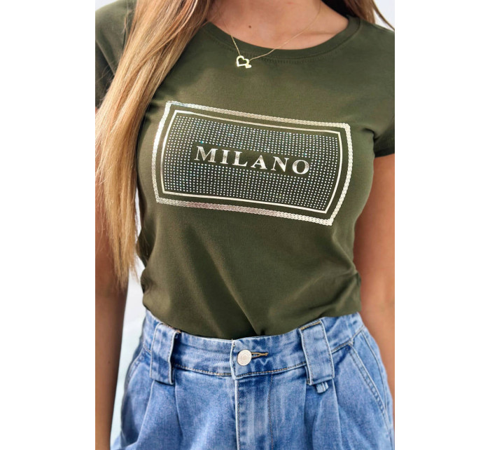 Bluzka Milano khaki
