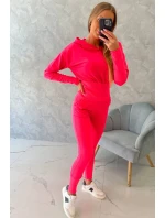 Široká rebrovaná súprava Pink Neon