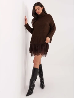 Sweter CH SW model 21776433 ciemny brązowy - FPrice