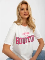 Dámské tričko EM TS ecru model 18132726 - FPrice Dámské tričko EM TS ecru model 18132726 - FPrice