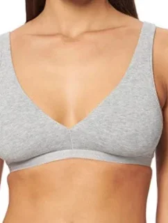 Dámská sportovní podprsenka    šedá  model 16279315 - Emporio Armani