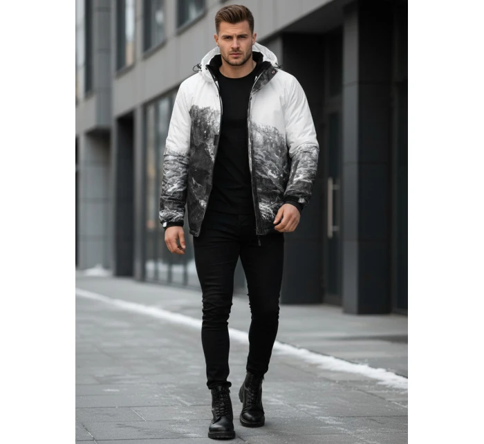 Pánská zimní lyžařská bunda černá model 21995657 - Dstreet