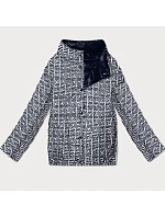 Ľahko zateplená obojstranná bunda Goodlookin v tmavomodrej farbe (P21-7213/7212-99) Ľahko zateplená obojstranná bunda Goodlookin v tmavomodrej farbe (P21-7213/7212-99)