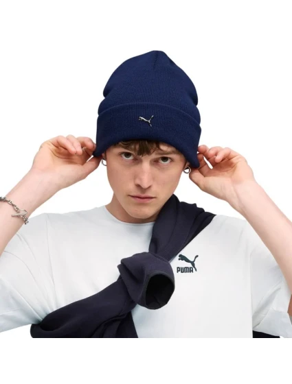 Puma Kovová čiapka Cat tmavo modrá 26404 02