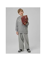 Chlapecká mikina s kapucí volná model 22135680 dětské - 4F