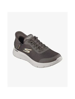 Skechers Slip-Ins: Go Walk Flex – Hands Up, hnědé (216324-WW/BRN)