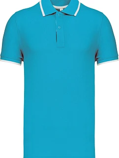 K Pánské kontrastní piqué polo 20.K light model 22507142 - Kariban