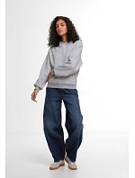 BY 444 Dámská oversize mikina s kapucí "Loose Fit" model 22457012 heather grey - Build your Brand BY 444 Dámská oversize mikina s kapucí "Loose Fit" model 22457012 heather grey - Build your Brand
