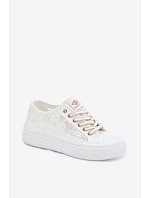 Dámske šnurovacie tenisky Lee Cooper LCW-26-44-4480 White Dámske šnurovacie tenisky Lee Cooper LCW-26-44-4480 White