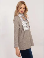 Bluzka DHJ BZ model 20609036 ciemny bezowy - FPrice