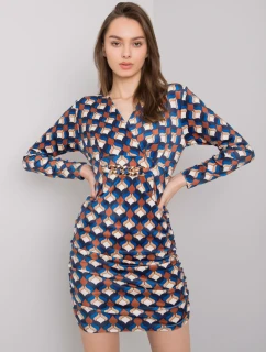 Šaty DHJ SK 12695.26P tmavo modrá