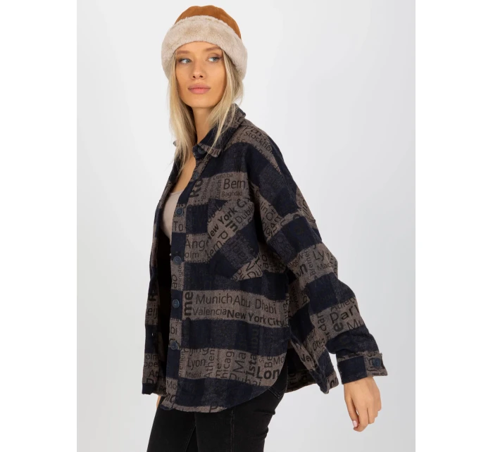 Košeľa DN KS 3990.95P tmavo modrá Košeľa DN KS 3990.95P tmavo modrá