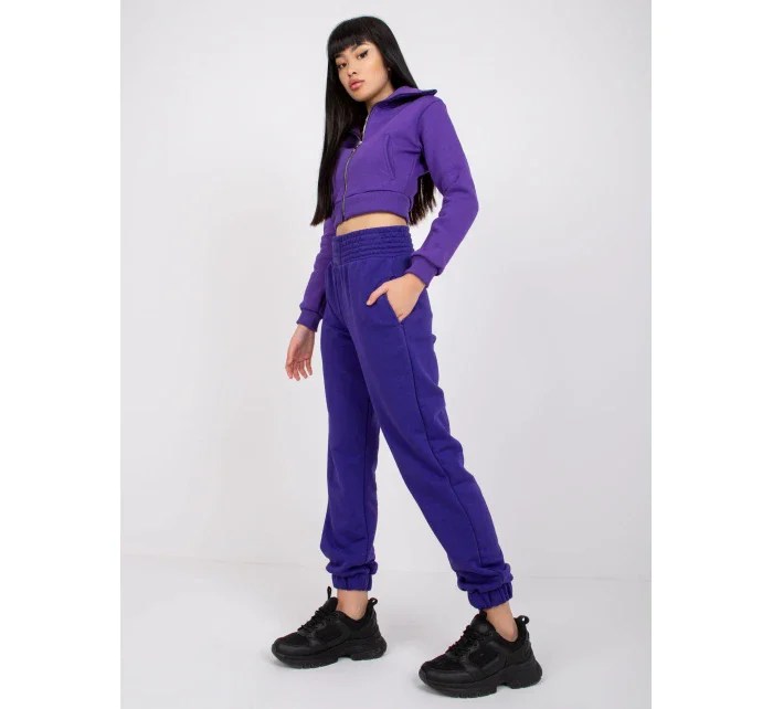 Tepláky RV DR 7460.11 tmavo fialová