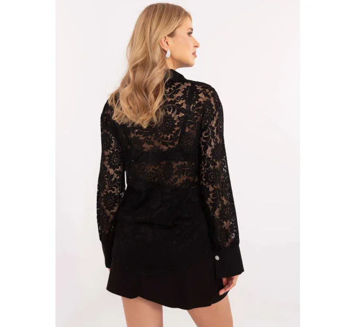 Dámska košeľa KS C243.18 čierna - FPrice