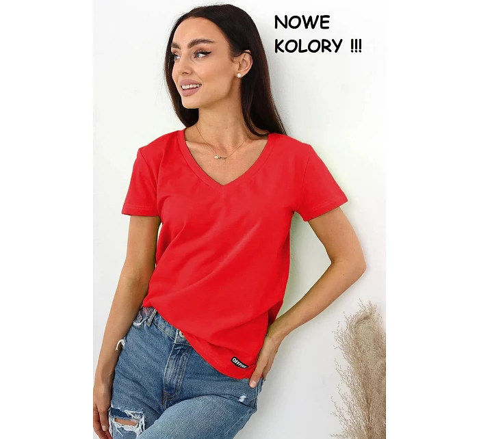 Dámske tričko s krátkym rukávom Serek brown - Off Pink