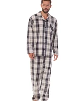 L&L 2471 Ben long/r M-XL pánske pyžamo bez zipsu
