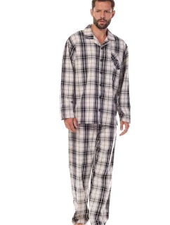 L&L 2471 Ben long/r M-XL pánske pyžamo bez zipsu