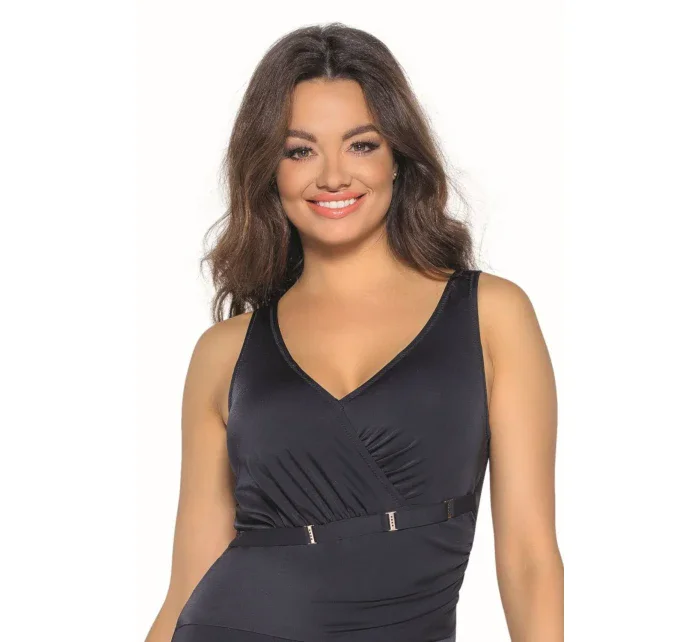 Dámské jednodílné plavky 48 black - AVA Dámské jednodílné plavky 48 black - AVA