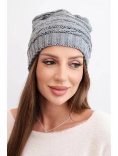 Čepice s rolováním Magda K293 camel