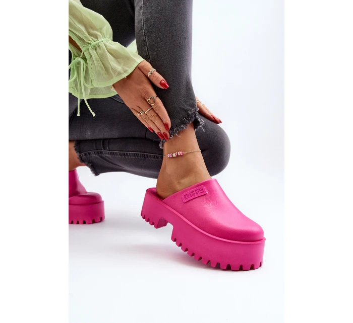 Dámské Žabky Na Masivní Podrážce Big Star model 21649432 - Big Star Shoes Dámské Žabky Na Masivní Podrážce Big Star model 21649432 - Big Star Shoes