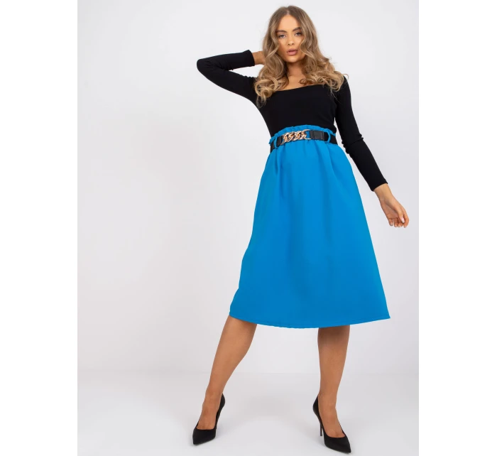 Spódnica DHJ SD model 21228942 niebieski - FPrice Spódnica DHJ SD model 21228942 niebieski - FPrice