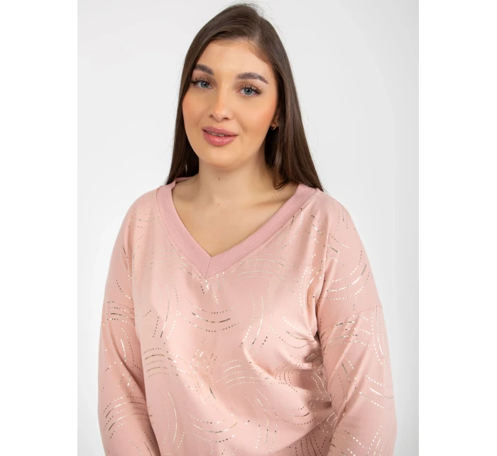 Blúzka RV BZ 8514.04P svetlo ružová