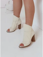 Dámské lodičky na jehlovém podpatku beige Dstreet model 21984984 - FashionStreet