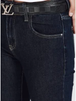 Dámské džínové úzké kalhoty námořnická modř Dstreet model 21992723 - FashionStreet