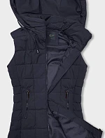 Dámska mikina s kapucňou tmavomodrá (16M9096-215)