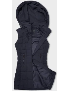 Dámska mikina s kapucňou tmavomodrá (16M9096-215)