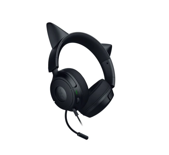Razer Gaming Kraken Kitty V3 X Káblové slúchadlá do uší s mikrofónom Black Razer Gaming Kraken Kitty V3 X Káblové slúchadlá do uší s mikrofónom Black