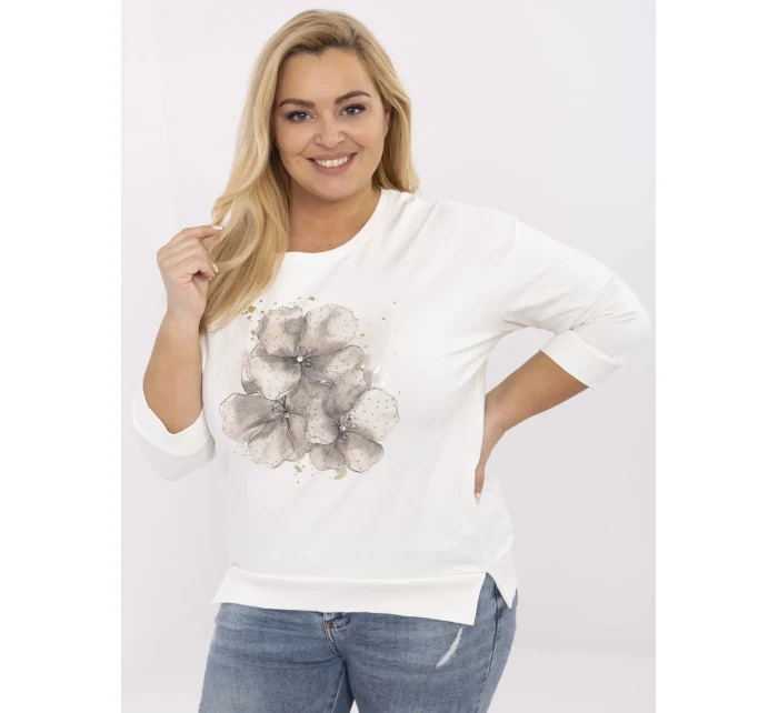 Bluzka RV BZ model 21072640 ecru - FPrice