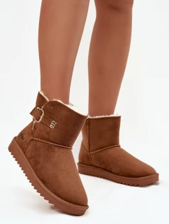 Dámske snehové topánky Wrangler s prackou - ťavia