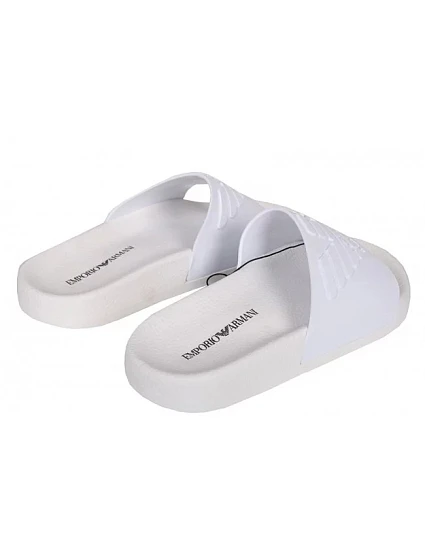 Pantofle model 7456206 bílá - Emporio Armani