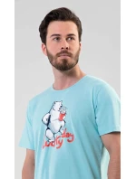 Pánská noční košile s krátkým rukávem Lucky model 17613327 - Vienetta MAN