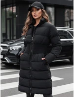 Dámská zimní dlouhá prošívaná bunda černá Dstreet model 21980641 - FashionStreet