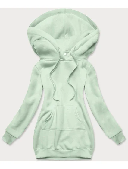 Dámská klokaní mikina v pistáciové barvě model 17789369 - J.STYLE Dámská klokaní mikina v pistáciové barvě model 17789369 - J.STYLE