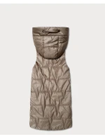 Tenké bez rukávov s kontrastným lemovaním Goodlookin beige (B8583-12)
