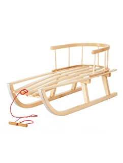 Klasické drevené sánky s opierkou GreenBlue GB136