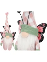 GHOST GNOM MOTHROOM PALE 25CM SPRING DECORATION detské