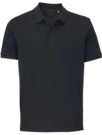 SOL'S Pegase Unisex piqué polokošeľa z hrubej bavlny 25.4242 čierna SOL'S Pegase Unisex piqué polokošeľa z hrubej bavlny 25.4242 čierna