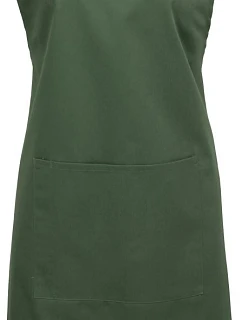 Premier PR 154 Zástěra s laclem a kapsou na břiše "Colours" 39.0154 moss green