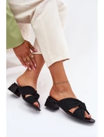 Dámské sandály na klínku model 21699753 černé - Maciejka