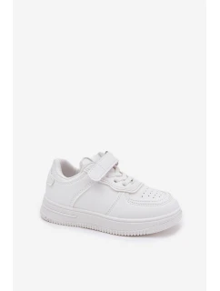 Detská športová obuv z ekokože White Liora