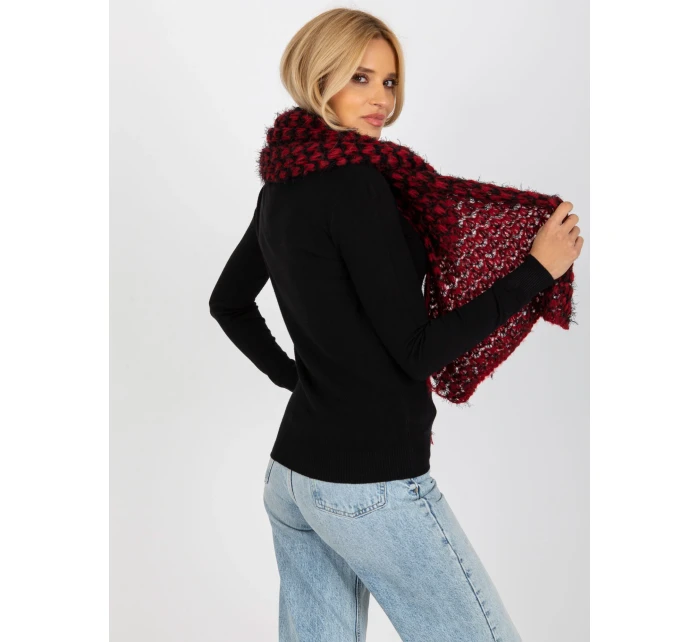 Šál AT SZ 3710.88 čierna a červená