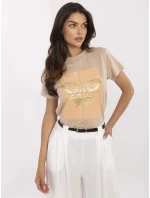 Tričko CLM TS 1704.85 camel