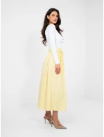 Spódnica IT SD model 22011449 jasny żółty - FPrice