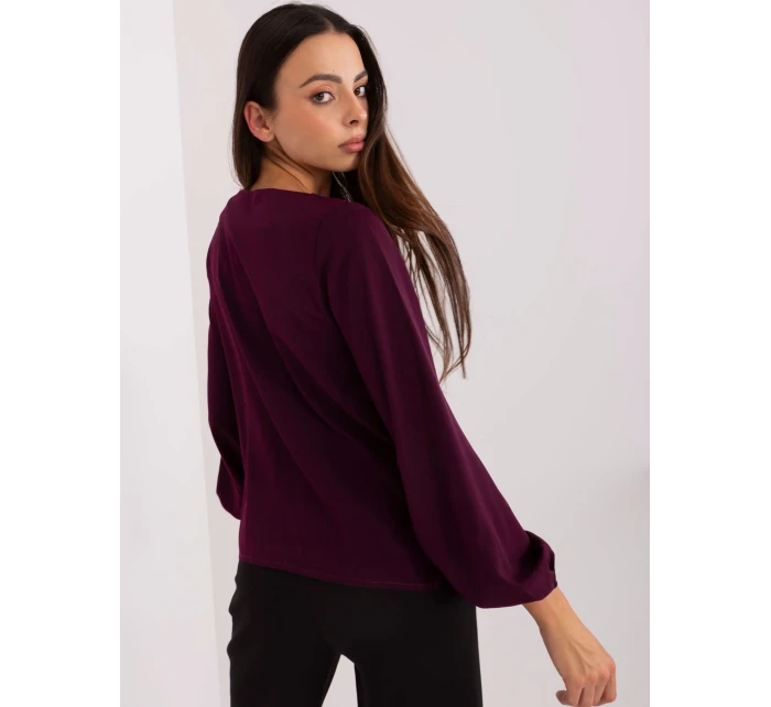 Blúzka LK BZ 506673.36 tmavo fialová